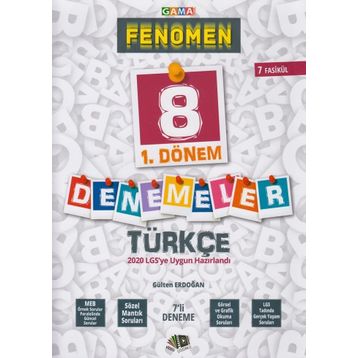 8.sınıf 1.dönem Fenomen Türkçe Denemesi - Günay Yayınları