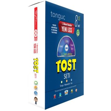 8. Sınıf 1. Dönem LGS Tost Seti Tonguç Akademi Yayınları
