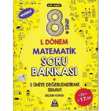 8. Sınıf 1. Dönem Matematik Soru Bankası Seçkin Göksu Örnek Akademi Yayınları