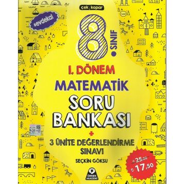8. Sınıf 1. Dönem Matematik Soru Bankası Seçkin Göksu Örnek Akademi Yayınları