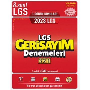 8. Sınıf 321 LGS Geri Sayım Denemeleri