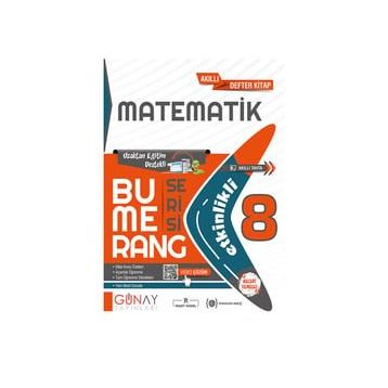 8. Sınıf Bumerang Matematik Etkinlikli Soru Bankası - Günay Yayınları