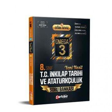 8. Sınıf Çetin Ceviz Omega 3 İnkılap Tarihi ve Atatürkçülük Soru Bankası-Artıbir Yayınları