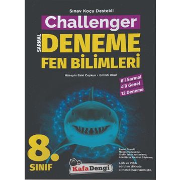 8.Sınıf Challenger Fen Bilimleri Soru Bankası Azza 3'lü Platin LGS Denemesi-Kafadengi Yayınları