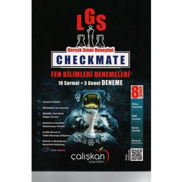 8. Sınıf Checkmate Fen Bilimleri Branş Denemeleri 10 Sarmal+5 Genel Çalışkan Yayınları
