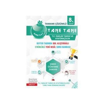 8. Sınıf Defter Tadında Tane Tane Fen Bilimleri-Nartest Yayınevi