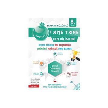 8. Sınıf Defter Tadında Tane Tane Fen Bilimleri-Nartest Yayınevi