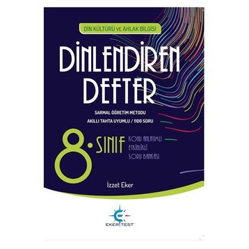 8. Sınıf Din Kültürü Dinlendiren Defter - Eker Test Yayınları
