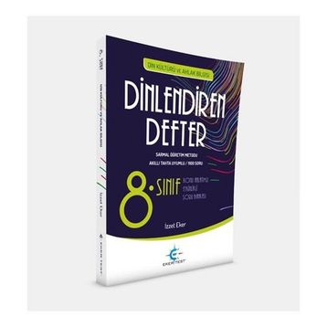8. Sınıf Din Kültürü Dinlendiren Defter - Eker Test Yayınları