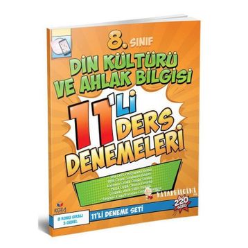 8. Sınıf Din Kültürü Dinlendiren Defter - Eker Test Yayınları