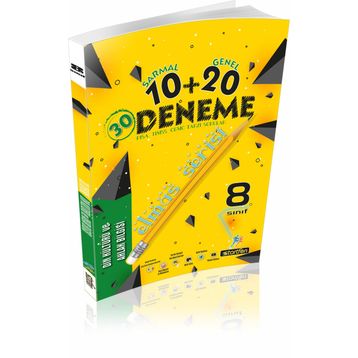 8. Sınıf Din Kültürü ve Ahlak Bilgisi 10 + 20 Elmas Serisi Deneme-Startfen Yayınları