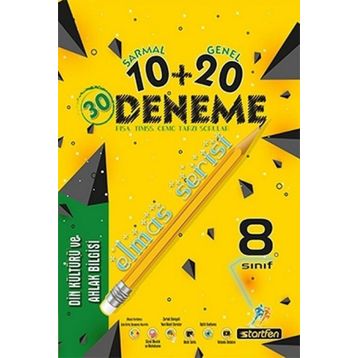 8. Sınıf Din Kültürü ve Ahlak Bilgisi 10 + 20 Elmas Serisi Deneme-Startfen Yayınları