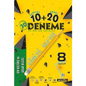8. Sınıf Din Kültürü ve Ahlak Bilgisi 10 + 20 Elmas Serisi Deneme-Startfen Yayınları
