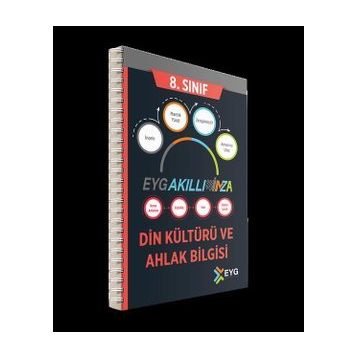 8. Sınıf Din Kültürü Ve Ahlak Bilgisi Akıllı İmza Defteri - Eyg Yayınları