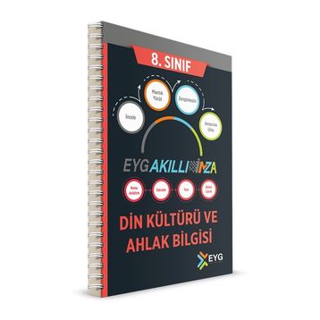 8. Sınıf Din Kültürü Ve Ahlak Bilgisi Akıllı İmza Defteri - Eyg Yayınları