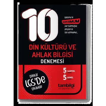 8. Sınıf Din Kültürü ve Ahlak Bilgisi Branş 10 Deneme-Tambilgi Yayınları