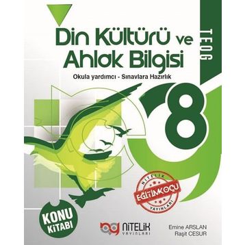8. Sınıf Din Kültürü ve Ahlak Bilgisi Konu Kitabı Kollektif Pergel Yayınları