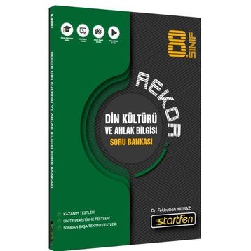 8. Sınıf Din Kültürü ve Ahlak Bilgisi Rekor Soru Bankası-Startfen Yayınları