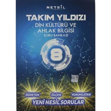 8. Sınıf Din Kültürü ve Ahlak Bilgisi Takım Yıldızı Soru Bankası-Netbil Yayınları
