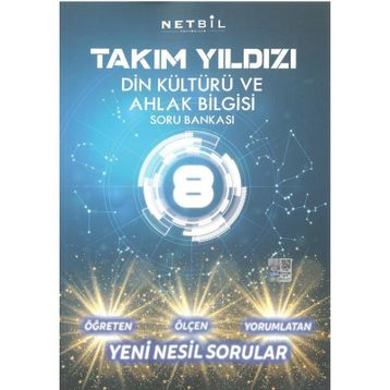 8. Sınıf Din Kültürü ve Ahlak Bilgisi Takım Yıldızı Soru Bankası-Netbil Yayınları