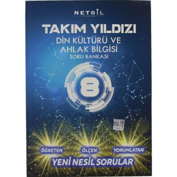 8. Sınıf Din Kültürü ve Ahlak Bilgisi Takım Yıldızı Soru Bankası-Netbil Yayınları