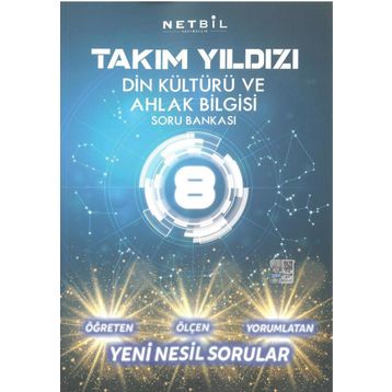 8. Sınıf Din Kültürü ve Ahlak Bilgisi Takım Yıldızı Soru Bankası-Netbil Yayınları