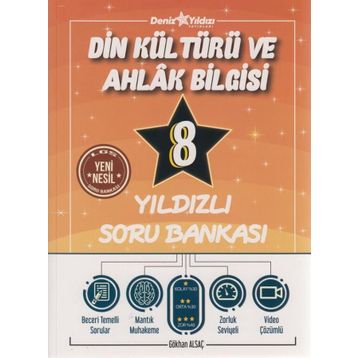 8. Sınıf Din Kültürü ve Ahlak Bilgisi Yıldızlı Soru Bankası-Deniz Yıldızı Yayınları