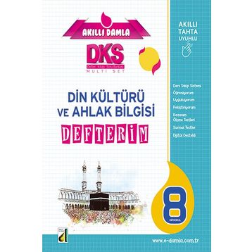 8. Sınıf DKS 4B Din Kültürü Ve Ahlak Bilgisi Defterim-Damla Yayınevi