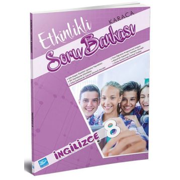8.Sınıf Etkinlikli Soru Bankası İngilizce-Karaca Yayınları