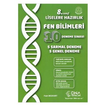 8. Sınıf Fen Bilimleri 5 Genel Deneme Sınavı - Komisyon