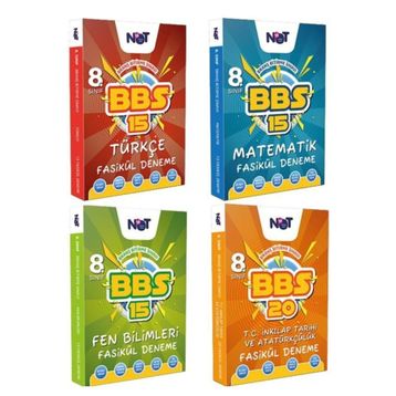 8. Sınıf Fen Bilimleri BBS 15 Fasikül Deneme - Binot Yayınları