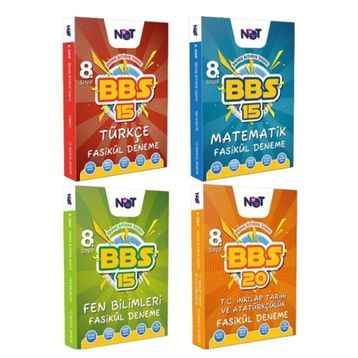 8. Sınıf Fen Bilimleri BBS 15 Fasikül Deneme - Binot Yayınları