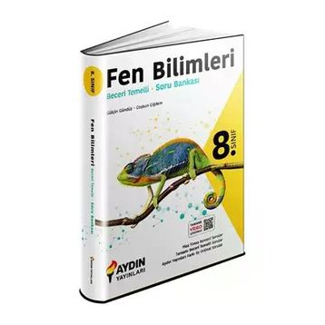 8.Sınıf Fen Bilimleri Beceri Temelli Soru Bankası Aydın Yayınları