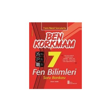 8.Sınıf Fen Bilimleri Ben Korkmam Soru Bankası Ata Yayıncılık