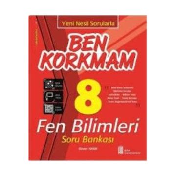 8.Sınıf Fen Bilimleri Ben Korkmam Soru Bankası Ata Yayıncılık