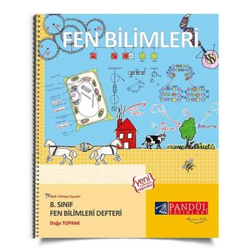 8. Sınıf Fen Bilimleri Defteri Pandül Yayınları