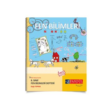 8. Sınıf Fen Bilimleri Defteri Pandül Yayınları