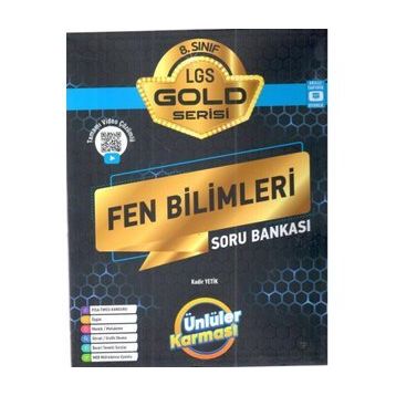 8. Sınıf Fen Bilimleri Gold Serisi Yeni Nesil Soru Bankası - Mutlu Yayınları