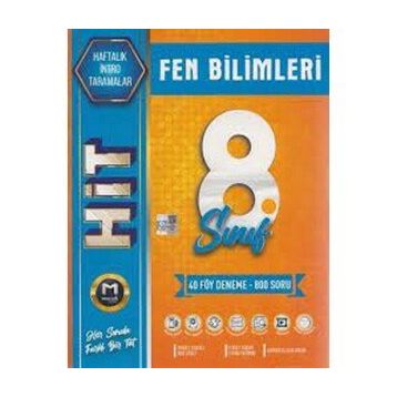 8. Sınıf Fen Bilimleri İntro Hıt 40 Deneme Mozaik Yayınları