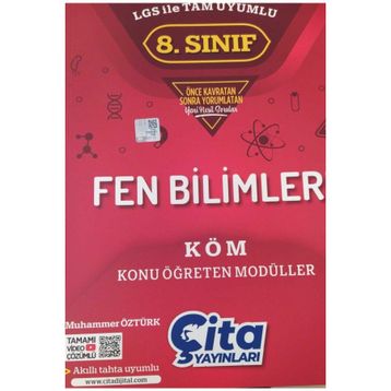 8. Sınıf Fen Bilimleri Konu Öğreten Modüller KÖM