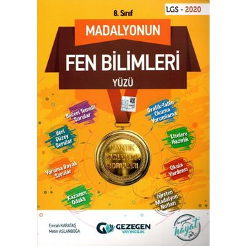 8. Sınıf Fen Bilimleri Madalyonun Yüzü Gezegen Yayıncılık