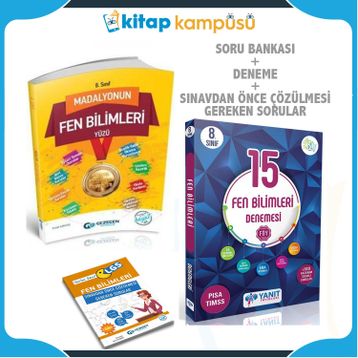 8. Sınıf Fen Bilimleri Madalyonun Yüzü Gezegen Yayıncılık