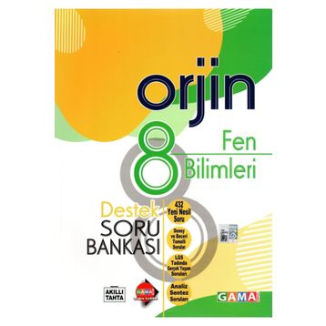 8. Sınıf Fen Bilimleri Orjin Konu Özetli Soru Bankası - Gama Yayınları