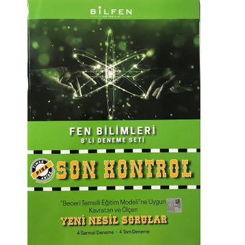 8. Sınıf Fen Bilimleri Son Kontrol Deneme - Bilfen Yayınları