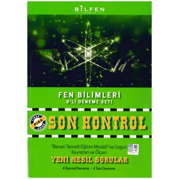 8. Sınıf Fen Bilimleri Son Kontrol Deneme - Bilfen Yayınları