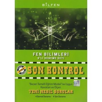 8. Sınıf Fen Bilimleri Son Kontrol Deneme - Bilfen Yayınları