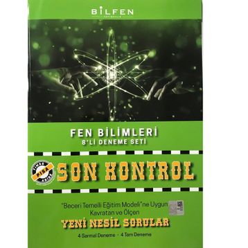 8. Sınıf Fen Bilimleri Son Kontrol Deneme - Bilfen Yayınları