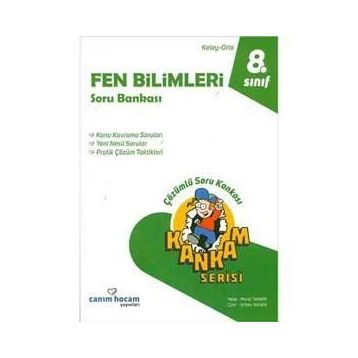 8. Sınıf Fen Bilimleri Soru Bankası Canim Hocam Yayınları