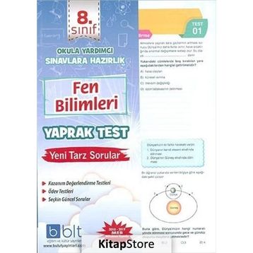 8. Sınıf Fen Bilimleri Yaprak Test-Bulut Eğitim