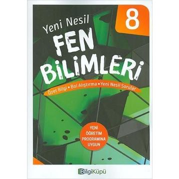 8. Sınıf Fen Bilimleri Yeni Nesil Konu Özetli Soru Bankası Bilgi Küpü Yayınları